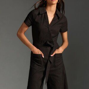 Anthropologie Collette Faux Wrap Jumpsuit